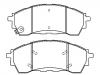 Brake Pad Set:EB3C-2001-AA